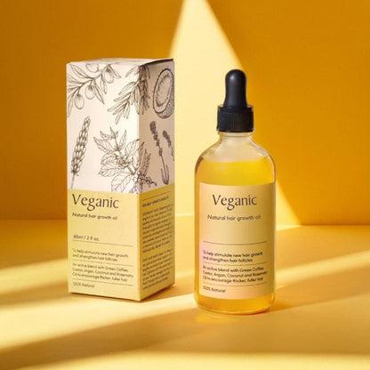 Veganic™ - Natural Hair Growth Oil (60mL)